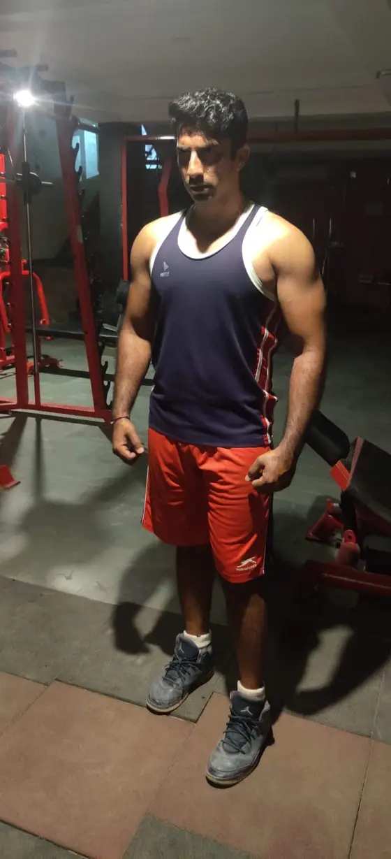 Vikram Singh Rathore in training kit