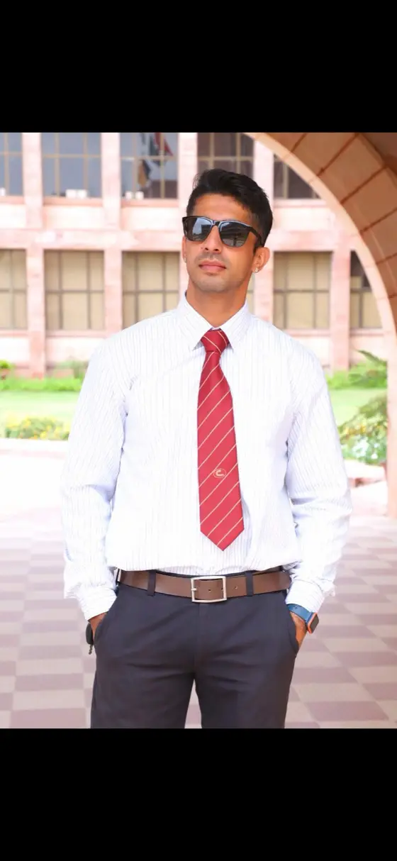 Vikram Singh Rathore in formal dress